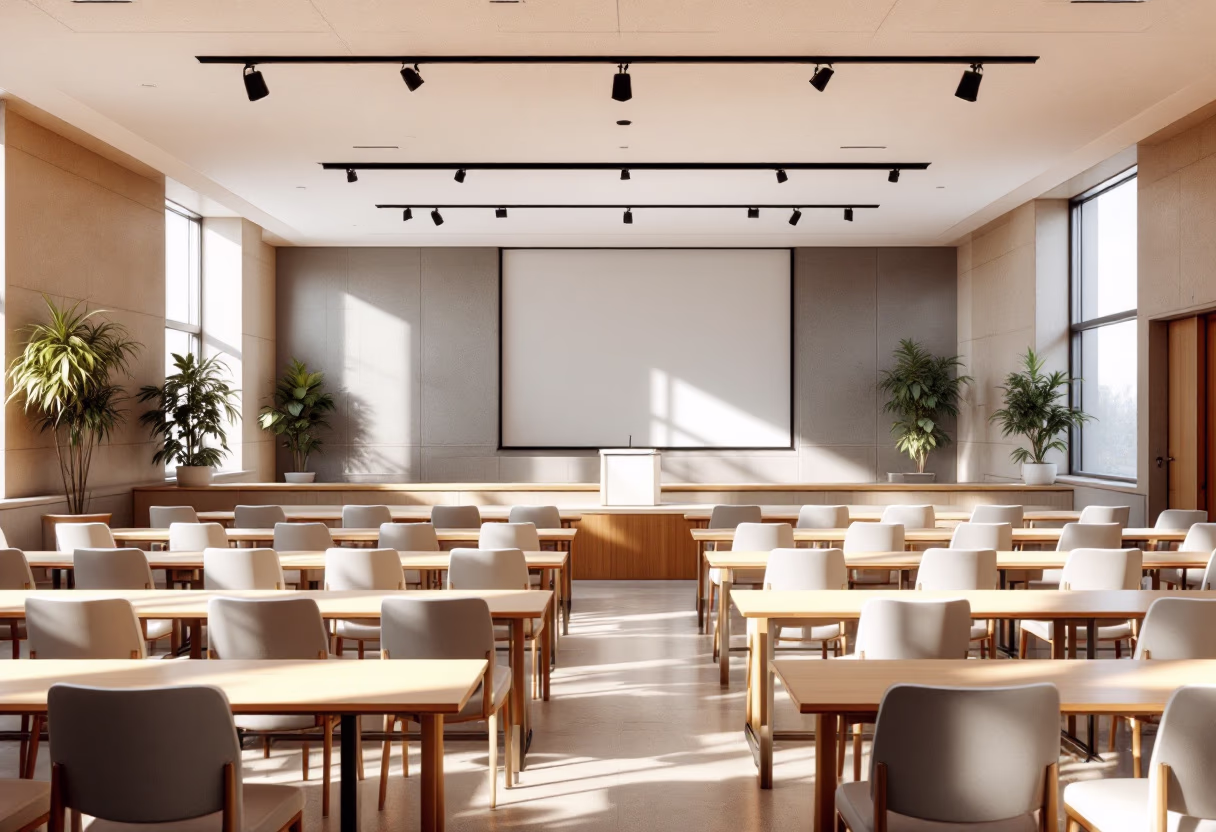 image of classroom setting (for a university)